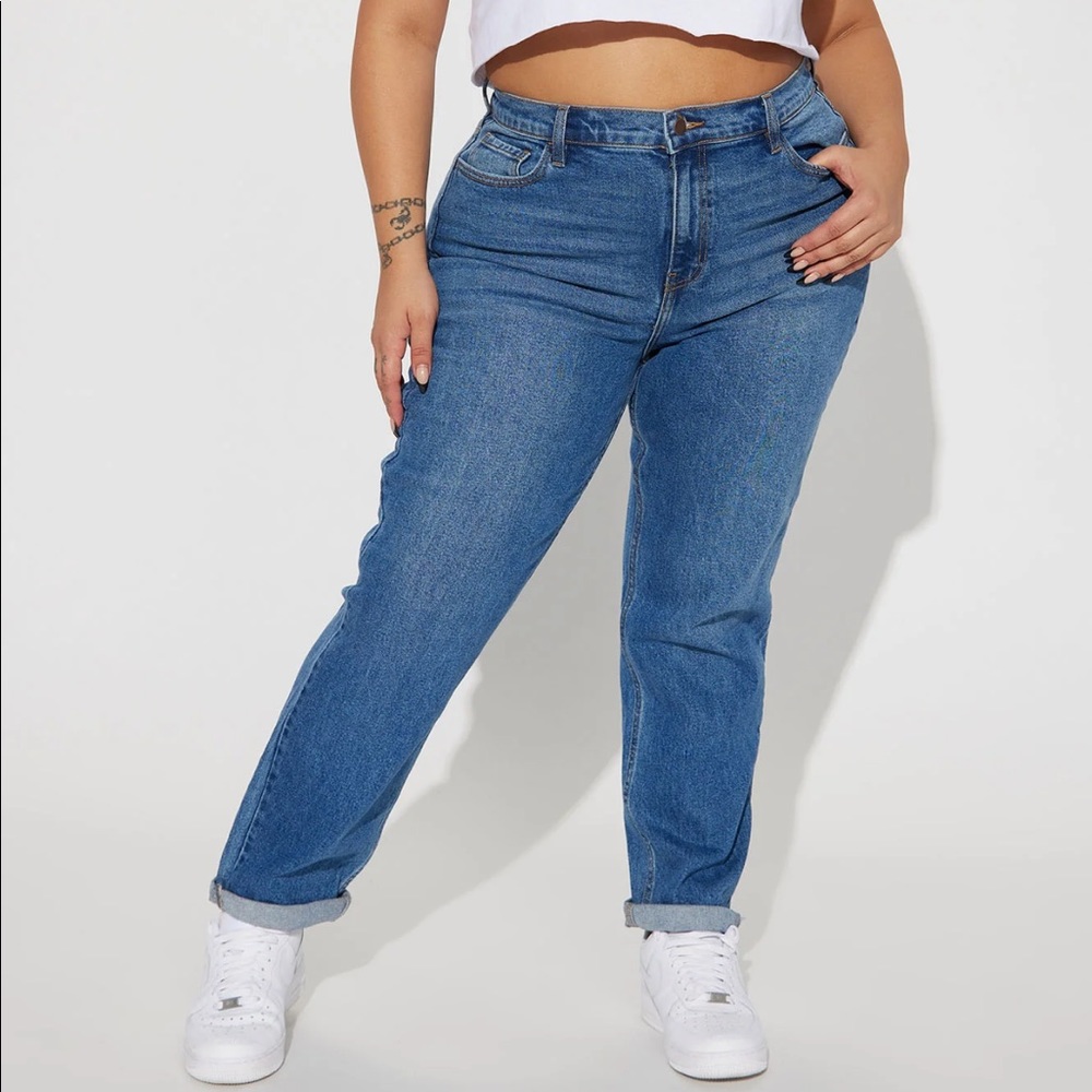 I Got It From My Mama Jeans Medium Wash